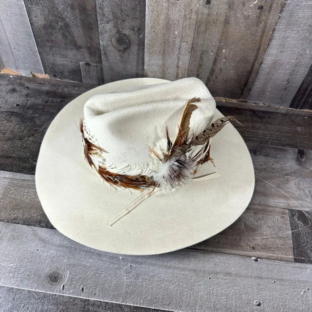 Eddy Bros New Breed xxx‎ Fur felt hat 7 1/4 Light Colored